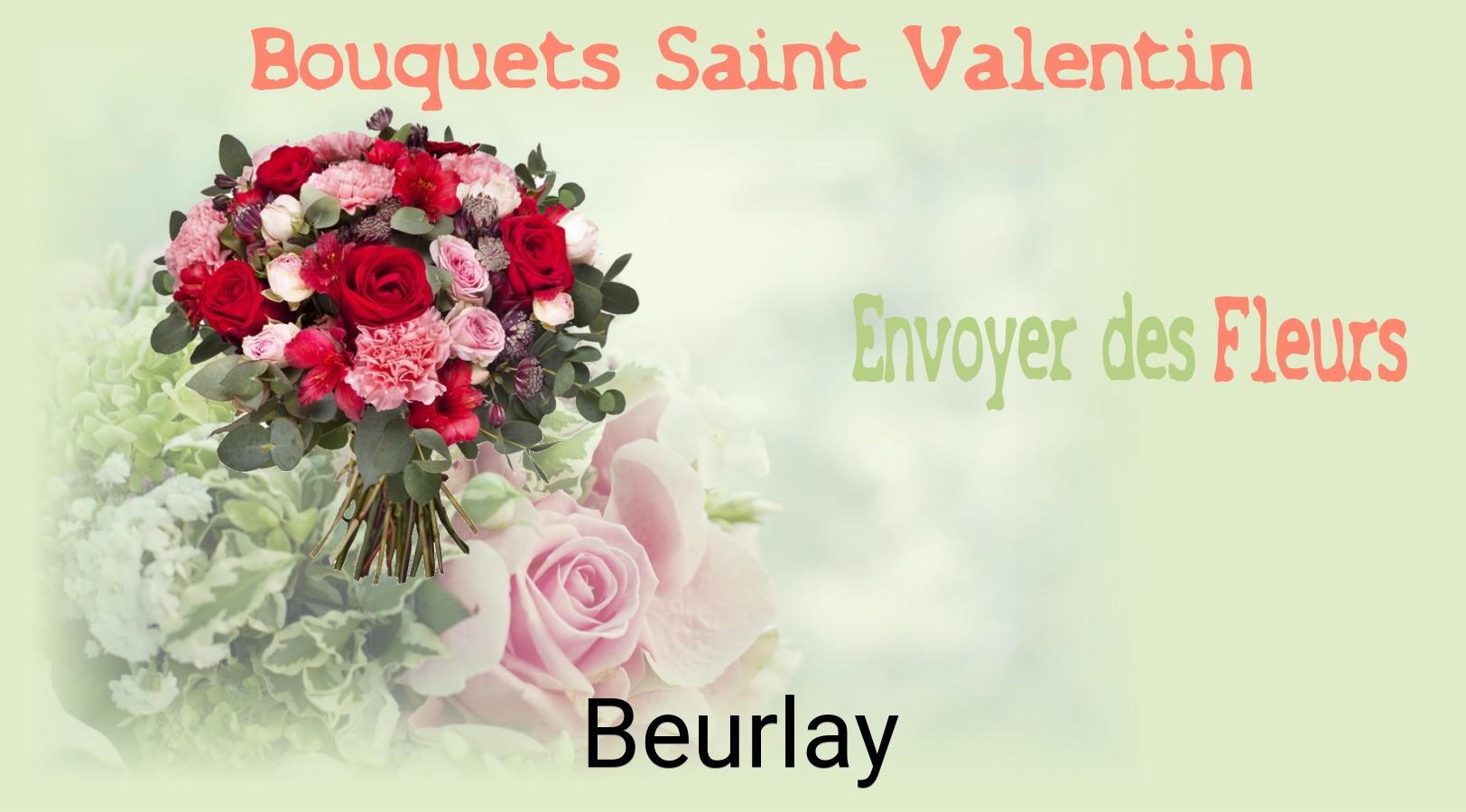 Roses de Saint-Valentin livrées à Beurlay